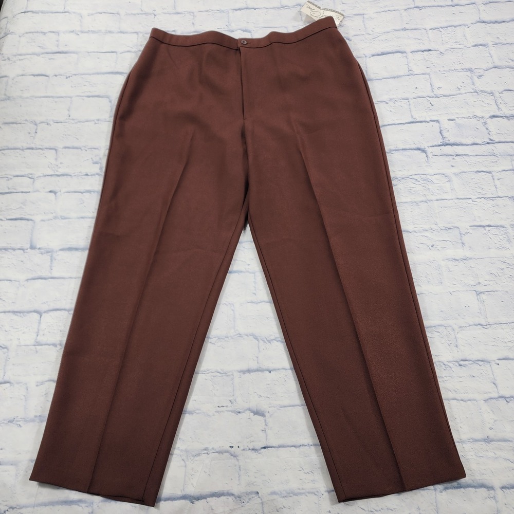 Levis Bend Over Pants WOMENS 28W Brown Trousers VINTAGE 90s MADE USA
